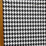 Swim Knit Nylon Spandex Shiny Houndstooth