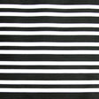 Swim Knit Nylon Lycra Black and White Stripes