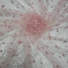 1 Yard Pearl Tulle Fabric Soft Sheer Mesh 58 Inch Width for Bridal Gowns