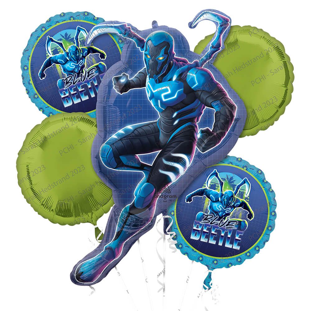 Blue Beetle Balloon Bouquet