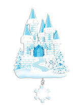 6" Ice Castle Customizable Ornament