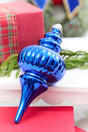 10" Metallic Blue Finial