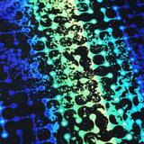 Cyber Dots Nylon Spandex Fabric - Neon Multicolor Dots, 58/60" Width (1 Yard)