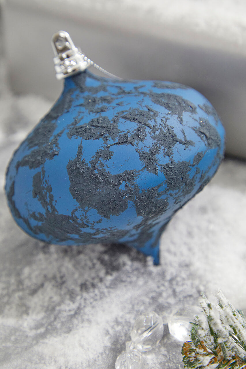 5" Blue Onion Ornament