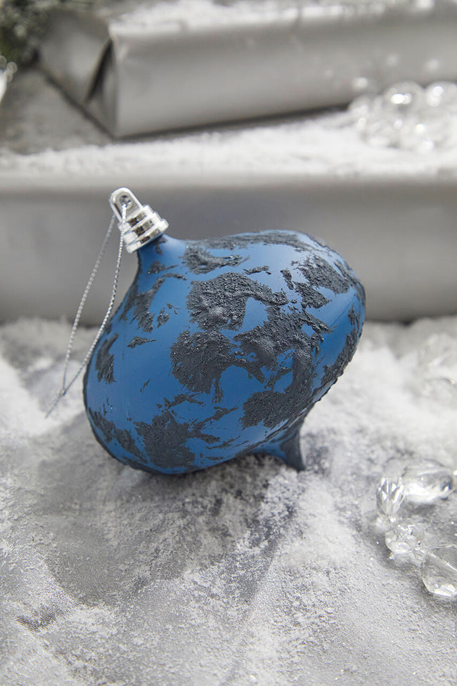 5" Blue Onion Ornament