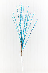 32" Blue Twisted Grass Spray
