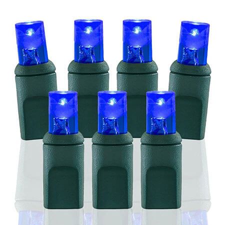 5mm Blue - 70L 4" Spacing