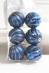 3" Blue Shatterproof Boxed Set of 6