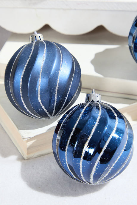3" Blue Shatterproof Boxed Set of 6