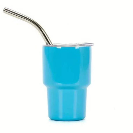 20 Oz Shot Glass Cups - Blue, Vacuum Seal, Leak Proof Lids (1 Set)