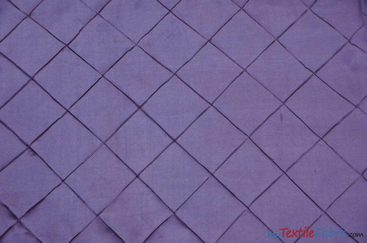 Taffeta Pintuck Fabric - 4" X 4" Diamond Pattern, 58" Width, Multiple Colors (1 Yard)
