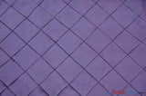Taffeta Pintuck Fabric - 4" X 4" Diamond Pattern, 58" Width, Multiple Colors (1 Yard)