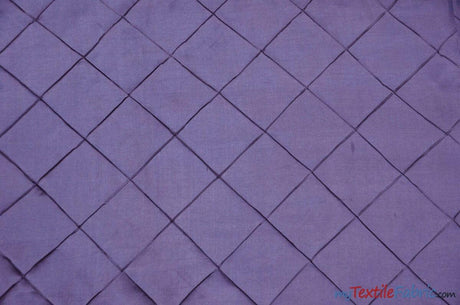 Taffeta Pintuck Fabric - 4" X 4" Diamond Pattern, 58" Width, Multiple Colors (1 Yard)