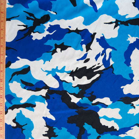 Microfiber Boardshort Fabric Waterburst Camo