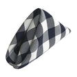 (12 / Pack) White Navy Blue 18″ Checkered Polyester Napkin
