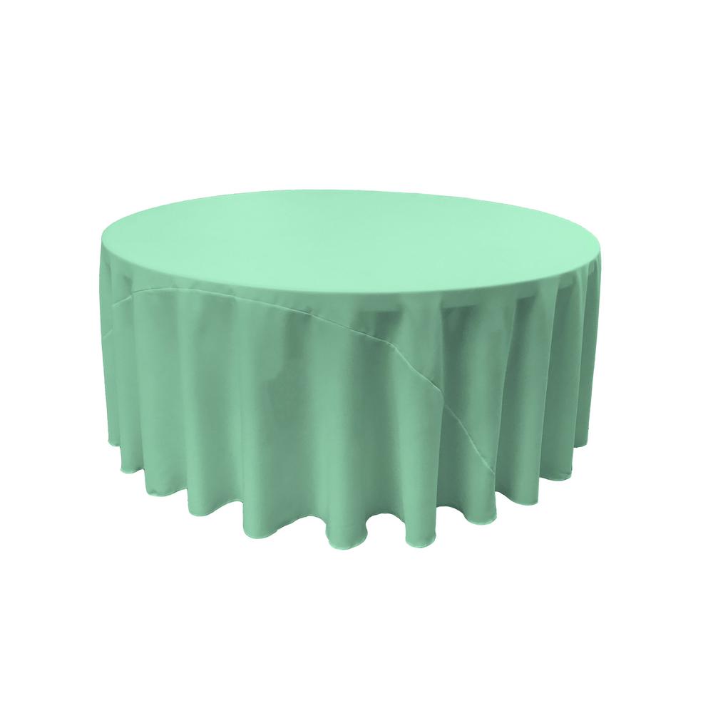 Mint 100% Polyester Round Tablecloth 108″