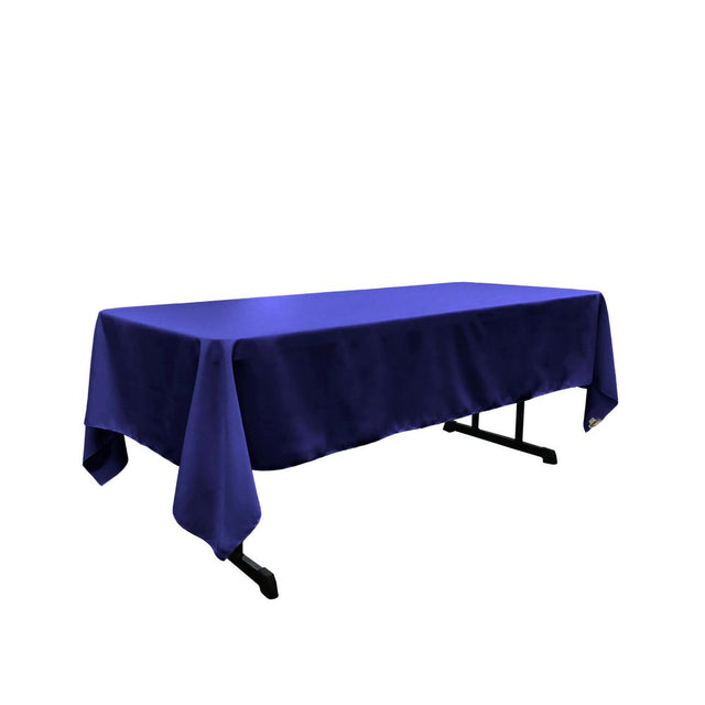 Royal Blue 100% Polyester Rectangular Tablecloth 60 x 108″