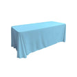 Light Turquoise 100% Polyester Rectangular Tablecloth 90″ x 156″