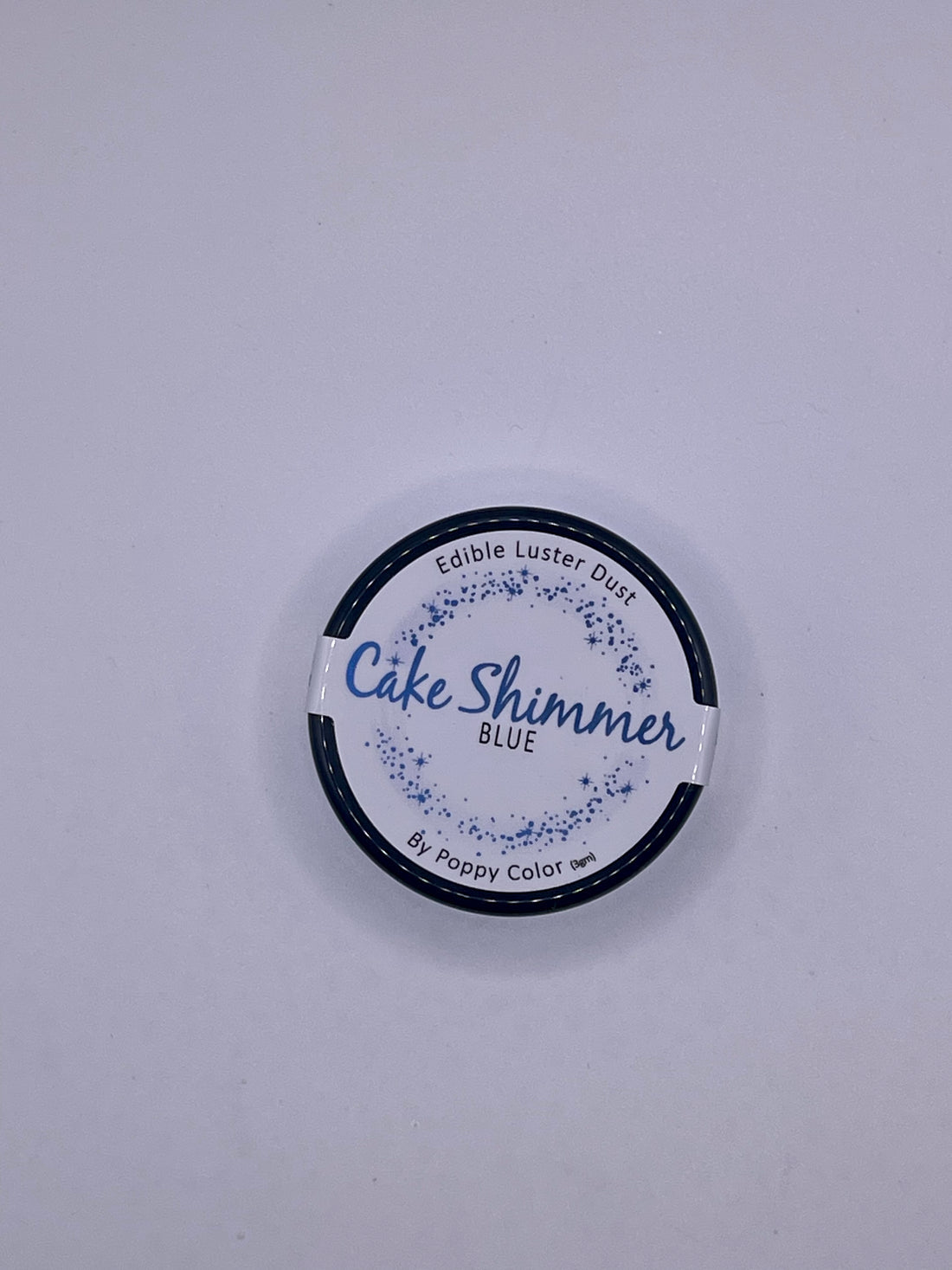 Cake Shimmer Blue by Poppy Paint 100% Edible Luster Dust 3g for Cake Decorating