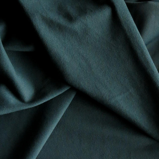 Dry-Flex Fleece Back Knit Fabric in Blue Spruce