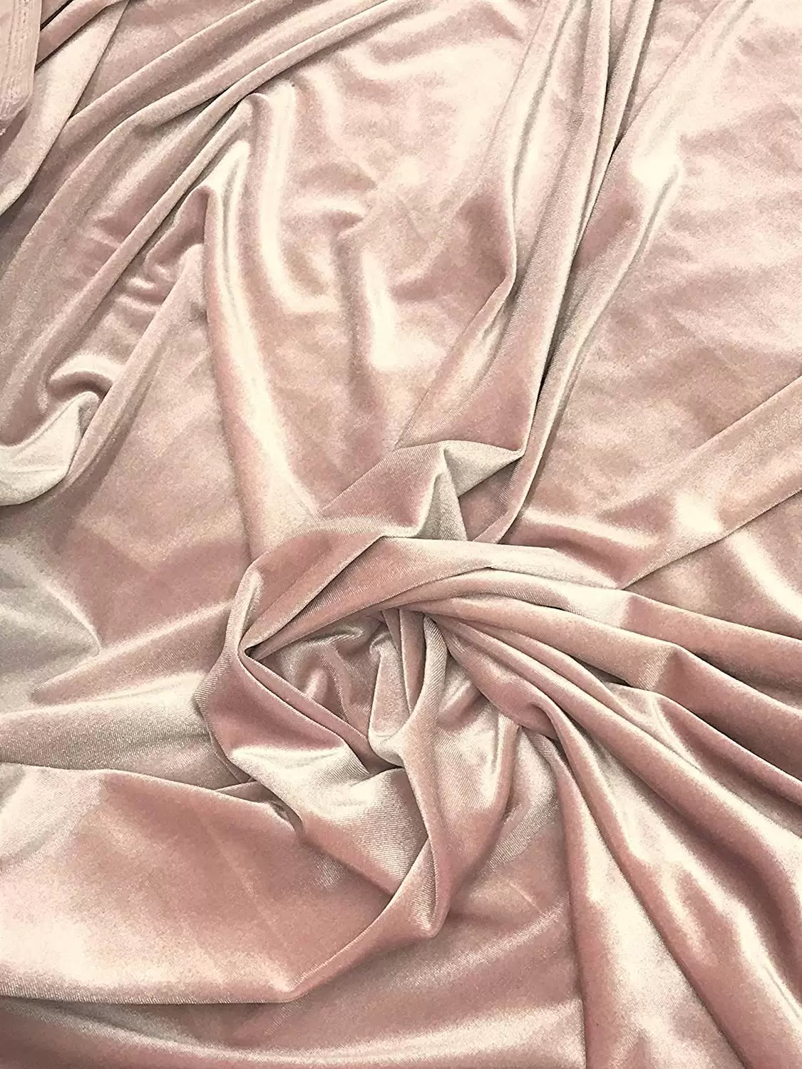 Stretch Velvet Polyester Spandex Velvet Fabric - 58/60" Width,