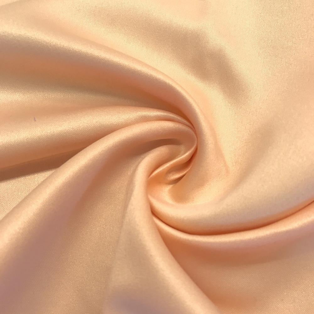 Matte Satin Peau De Soie Duchess Satin Fabric - Heavyweight Matte Satin, 58-60" Width, Baby Blue (1 Yard)