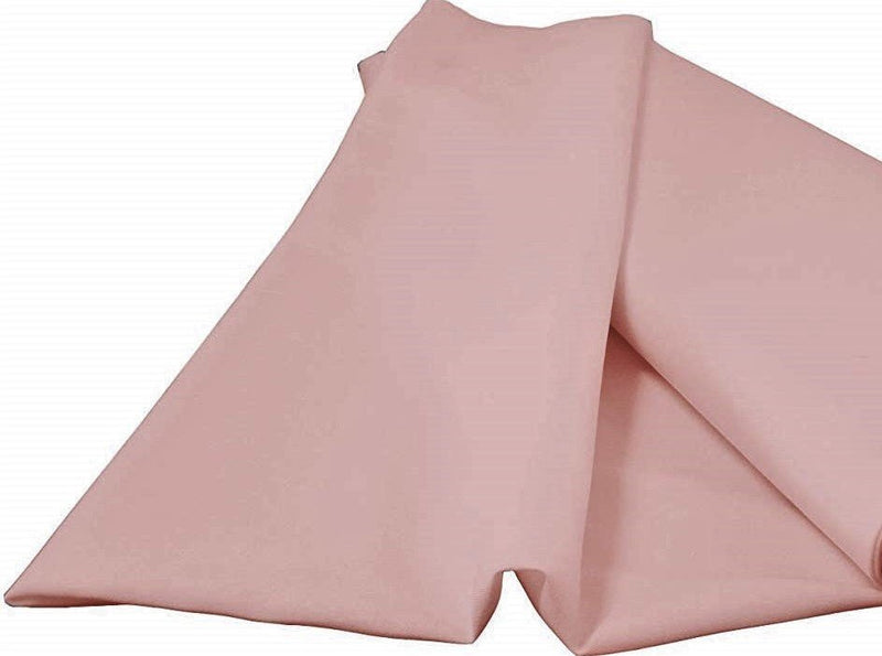 Blush Pink Polyester Poplin Fabric - Blush Pink, 58/59" Width (1 Yard)