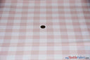 Picnic Checkers Polyester Fabric - Gingham Checkered, 1" X 1", 58/60" Width (1 Yard)
