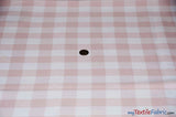 Picnic Checkers Polyester Fabric - Gingham Checkered, 1" X 1", 58/60" Width (1 Yard)