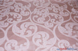 Victorian Damask Jacquard Fabric - Vineyard Damask Pattern, 58/60" Width (1 Yard)