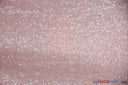 Glitz Mesh Sequins Polyester Fabric - 3Mm Glitter Sequins, 52" Width, Multiple Colors (1 Yard)