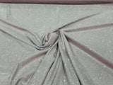 Blush Moon Shadow Shimmer Glitter Fabric - Blush, Full Glitter Covered, 58/60" Width (1 Yard)