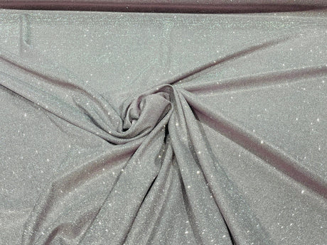 Blush Moon Shadow Shimmer Glitter Fabric - Blush, Full Glitter Covered, 58/60" Width (1 Yard)