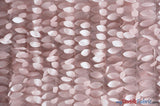 Leaf Taffeta Polyester Fabric - Leaf Applique, Solid, 57" Width (1 Yard)