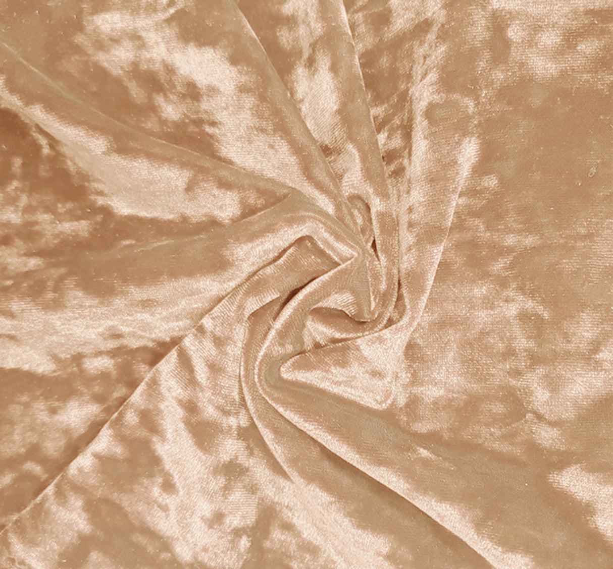 1 Yard Stretch Velvet Crushed Blush Apparel Fabric Polyester Spandex Soft Drapey Holiday Material 58 60 Inches width