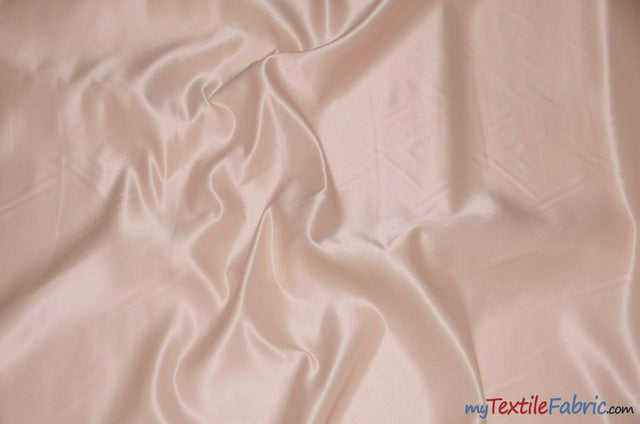 Stretch Matte Satin Peau De Soie Polyester Fabric - Solid, 58/60" Width (1 Yard)