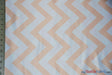 Chevron Lamour Satin Polyester Fabric - Chevron Print, 58/60" Width, Multiple Colors (1 Yard)