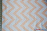 Chevron Lamour Satin Polyester Fabric - Chevron Print, 58/60" Width, Multiple Colors (1 Yard)