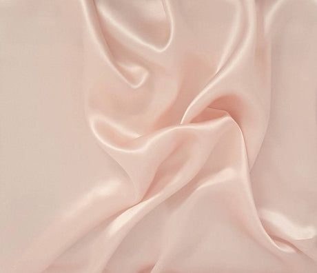 Silk Charmeuse Blush Fabric