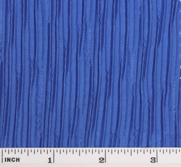 Bodre Solid W/Aunt Pleat Blue 100 Percent Polyester Fabric - Aunt Pleat, 58/60" Width (1 Yard)
