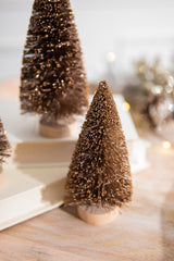 5” Champagne Bottle Brush Tree