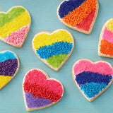 Wilton Bright Colored Sugar Sprinkles Medley, 4.4 oz.