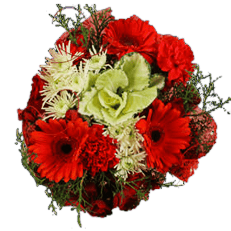 Peaceful Christmas Flower Bouquets Fresh Holiday Arrangement Set