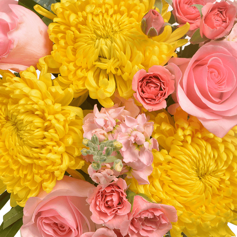 Full Blossomed Easter Flower Bouquet Fresh Mixed Arrangement