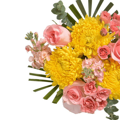 Full Blossomed Easter Flower Bouquet Fresh Mixed Arrangement