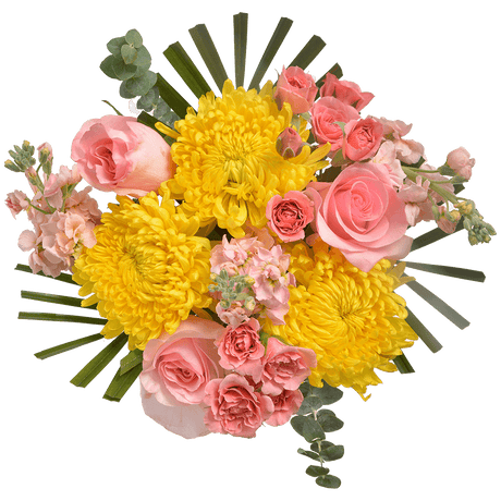 Full Blossomed Easter Flower Bouquet Fresh Mixed Arrangement