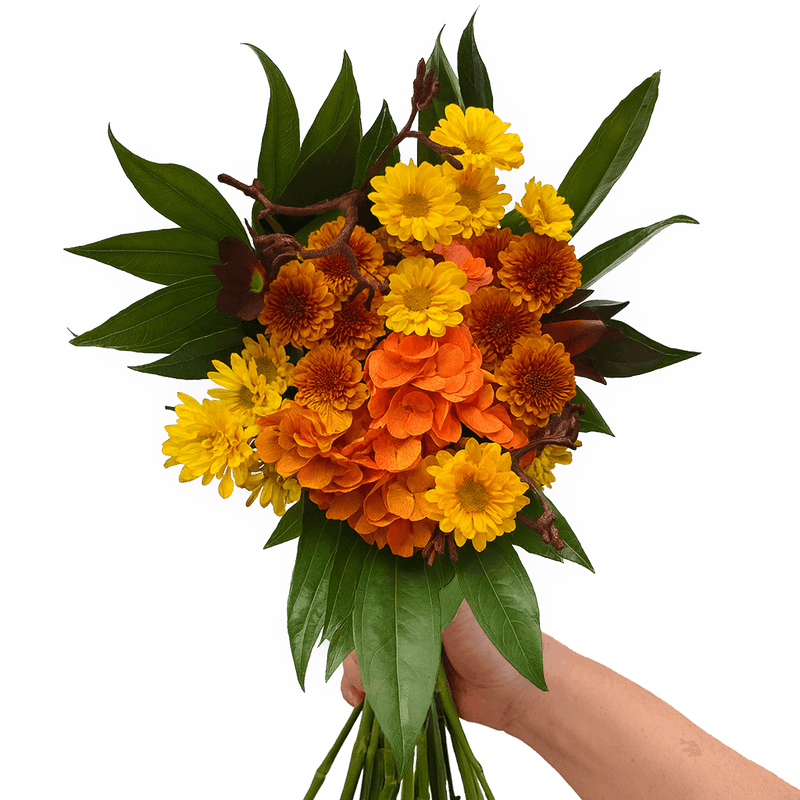 Thanksgiving Fresh Flower Bouquet Festive Floral Arrangement Pack