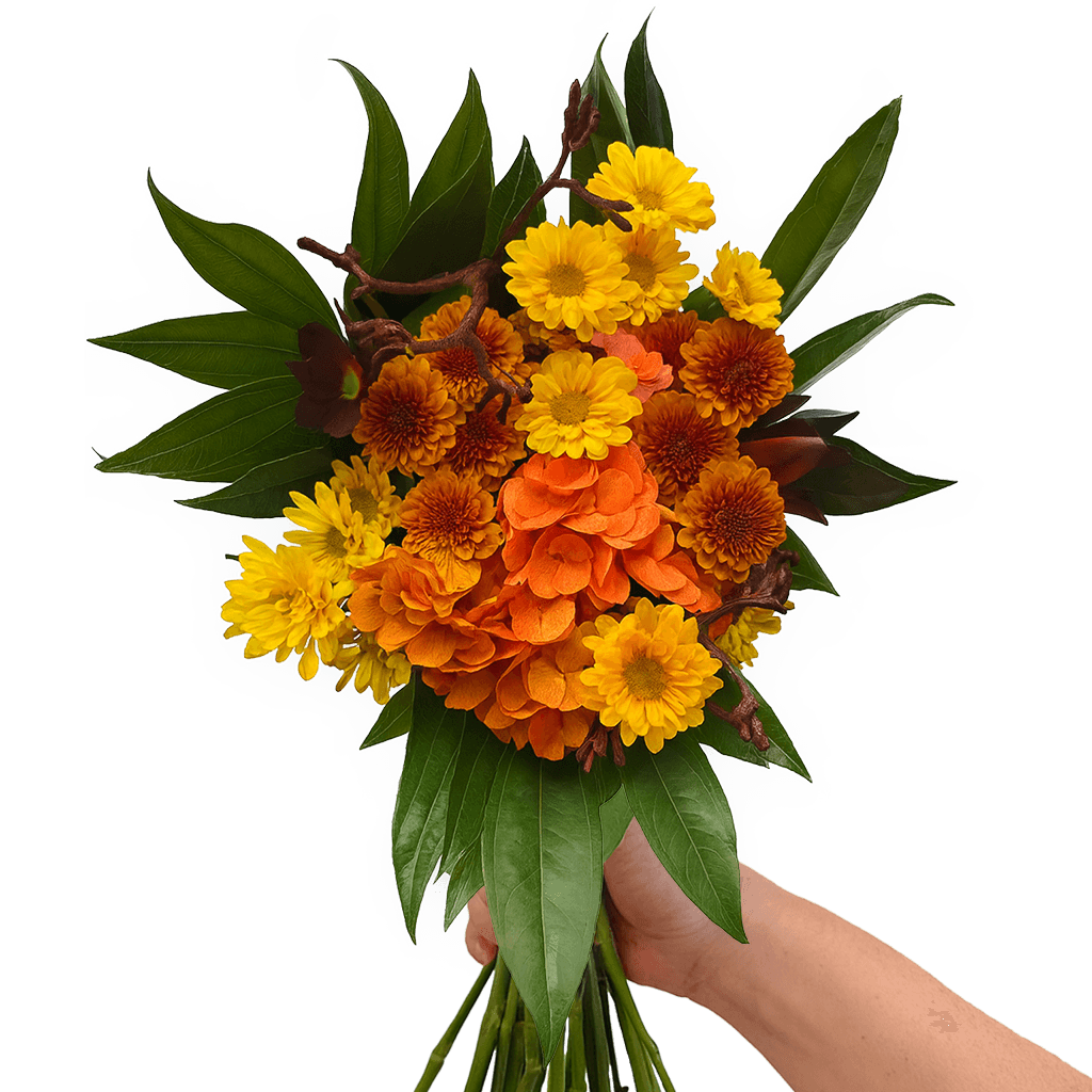 Thanksgiving Fresh Flower Bouquet Festive Floral Arrangement Pack
