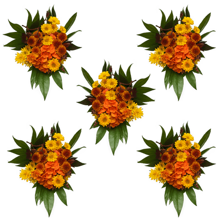 Thanksgiving Fresh Flower Bouquet Festive Floral Arrangement Pack