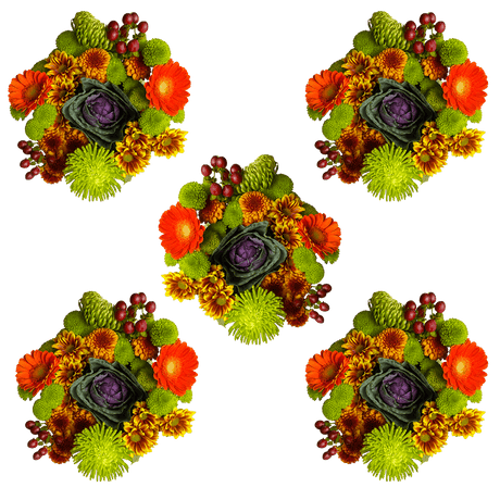 Premium Autumn Hen Bouquet Mix Fresh Seasonal Flower Arrangement
